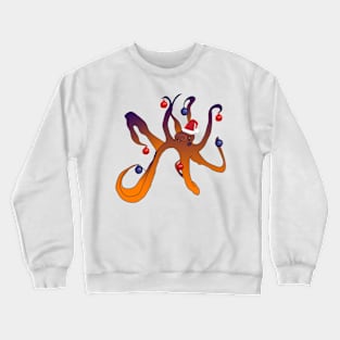 Christmas Octopus Crewneck Sweatshirt